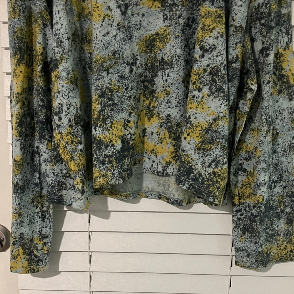 Alternative Blue and Yellow Long Sleeve Top - Picture 3 of 7